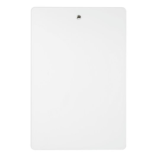 Modern gepersonaliseerd monogram en naam Pastel Pi Mini Klembord (Achterkant)