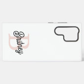 Modern gepersonaliseerd monogram en naam Pastel Pi Samsung Galaxy Hoesje (Achterkant horizontaal)
