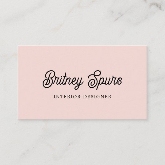 Modern gepersonaliseerd monogram en naam Pastel Pi Visitekaartje (Voorkant)