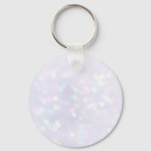 Modern gepersonaliseerd monogram en naam vloeistof sleutelhanger (Achterkant)