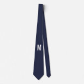 Modern gepersonaliseerd monogram stropdas (Voorkant)