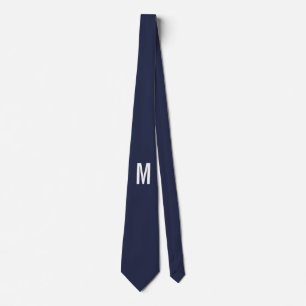 Modern gepersonaliseerd monogram stropdas