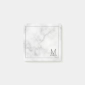 Modern gepersonaliseerd Notitieblok van het Monogr Post-it® Notes (Voorkant)