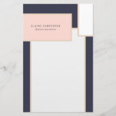 modern gepersonaliseerd schrijfpapier uit de midde briefpapier (Voorkant)