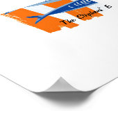 Modern Gepersonaliseerd Strandhuis Poster (Hoek)