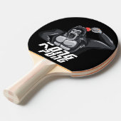 Modern gepersonaliseerd tafeltennis boze gorilla tafeltennisbatje (Voorkant Gekanteld)