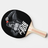 Modern gepersonaliseerd tafeltennis boze gorilla tafeltennisbatje (Zijkant)