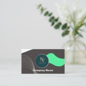 Modern gepersonaliseerd Visitekaartje (Staand voorkant)