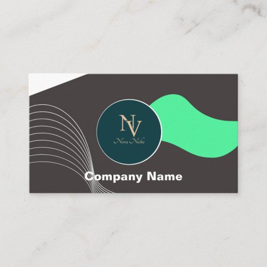 Modern gepersonaliseerd Visitekaartje (Voorkant)