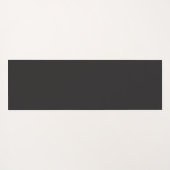 Modern gepersonaliseerd zwart opal valpatroon yogamat (Achterkant (horizontaal))