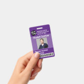    Modern Gepersonaliseerde Arts Assistent ID Kaar Badge (Handheld)