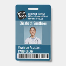    Modern Gepersonaliseerde ID-kaart voor arts-ass