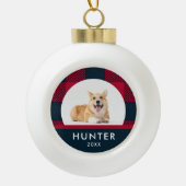 Modern geplakt aangepaste nieuwe puppy keramische bal ornament (Voorkant)