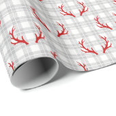 Modern geplakt kerstinpakpapier cadeaupapier (Rol Hoek)