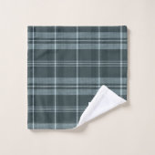 Modern geplakt Storm grijze doekset Bad Handdoek (Wasdoekje)