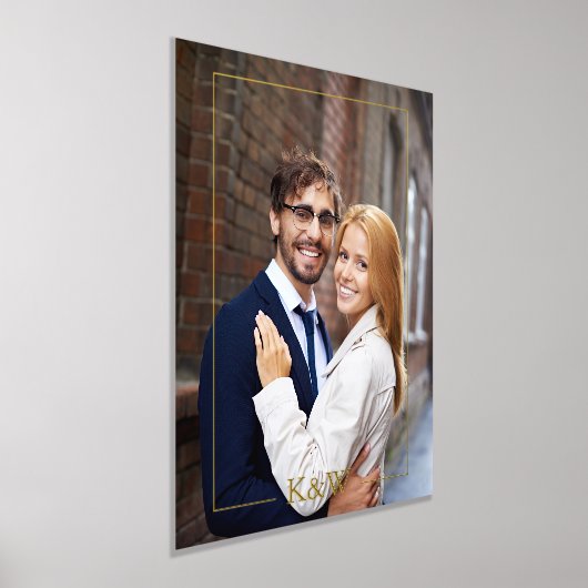 Modern geprogrammeerd monogram folie afdrukken (Laagn)