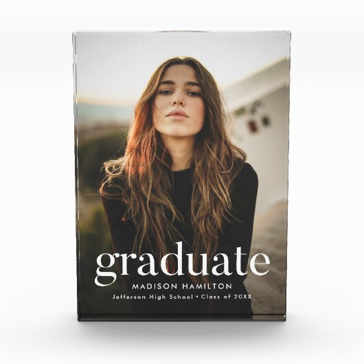 Modern geraffineerd Afstuderen Fotoblokken (Voorkant)