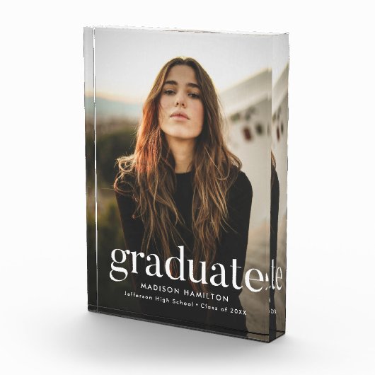 Modern geraffineerd Afstuderen Fotoblokken (Rechts)