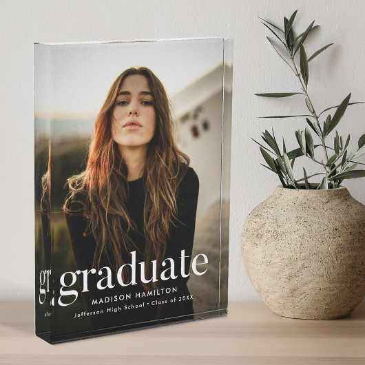 Modern geraffineerd Afstuderen Fotoblokken