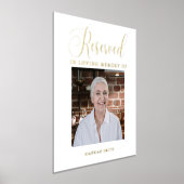 Modern gereserveerd gedenkteken voor foto folie afdrukken (Laagn)