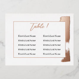 Modern Geschilderd Tafelnummer Bruiloft plaatsing 