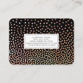 Modern gespikkeld patroon visitekaartje (Achterkant)