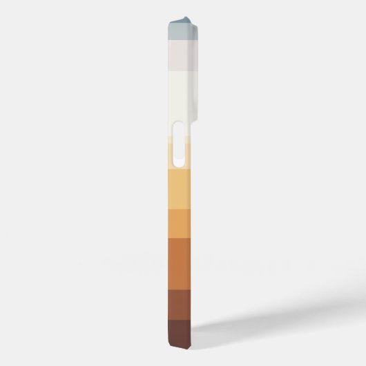 Modern gestreept Case-Mate iPhone case (Achterkant / Rechts)