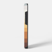 Modern gestreept iPhone hoesje (Linkerkant)