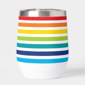 MODERN GESTREEPT PATROON stijlvolle regenboog kleu (Achterkant)