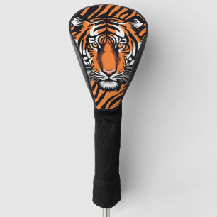 Modern Gestreepte tijgerhuiden Print katachtige wi Golfheadcover
