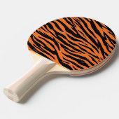 Modern Gestreepte tijgerhuiden Print katachtige wi Tafeltennisbatje (Voorkant Gekanteld)