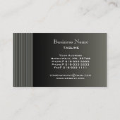 Modern gestript Visitekaartje (Achterkant)