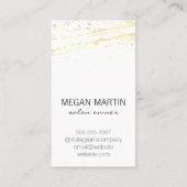 Modern gestroomlijnd [ uitvoerend ] visitekaartje (Achterkant)