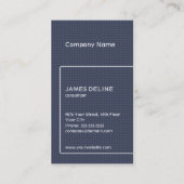 Modern gestructureerd blauw visitekaartje sjabloon (Voorkant)