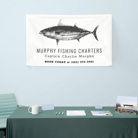 Modern Geviste kapitein Boat Spandoek (Beurs)