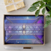 Modern Gevlekt Glas Vakantie Tissuepapier (Geschenk)