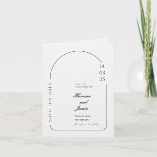 Modern gevouwen bruiloft uitnodigen - elegant en l