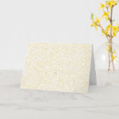 Modern gewoon elegant professioneel design kaart (Gele Bloem)