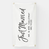 Modern gewoon gehuwde auto spandoek (Verticaal)