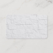 Modern gewoon grijs, aantrekkelijk stijlvol visitekaartje (Achterkant)