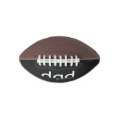 Modern gewoon pap Shirt met Kinder kindernamen American Football (Voorkant)