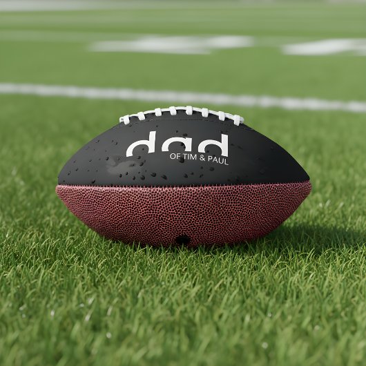 Modern gewoon pap Shirt met Kinder kindernamen American Football