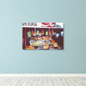 Modern gezicht op een tijdloze handel, Jericho, Is Canvas Afdruk (Insitu (Houten vloer))