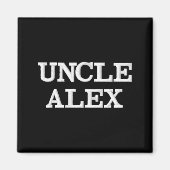 Modern Gift For Uncle Pregnancy Announcement Cool  Magneet (Voorkant)