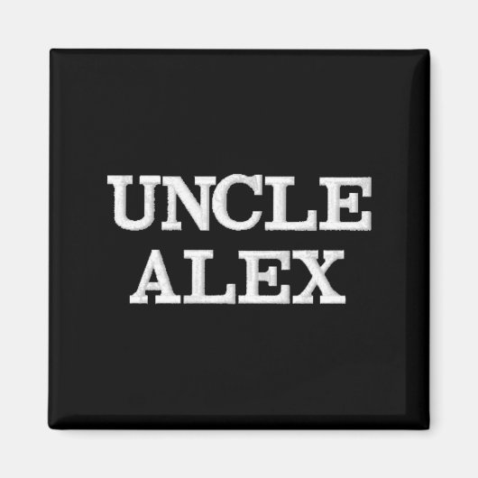 Modern Gift For Uncle Pregnancy Announcement Cool  Magneet (Voorkant)