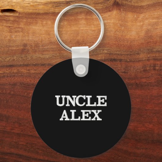 Modern Gift For Uncle Pregnancy Announcement Cool  Sleutelhanger (Voorkant)