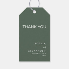 Modern Gift Tags Watercolor Wedding. Cadeaulabel