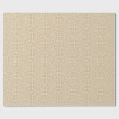Modern Gingham - Beige wikkelpapierrol Cadeaupapier (Vlak)