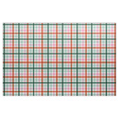 Modern Gingham Kerstmis Groen en Rood Stof (Fat Quarter)