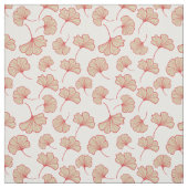 Modern Ginkgo-bladpatroon Stof (Swatch)